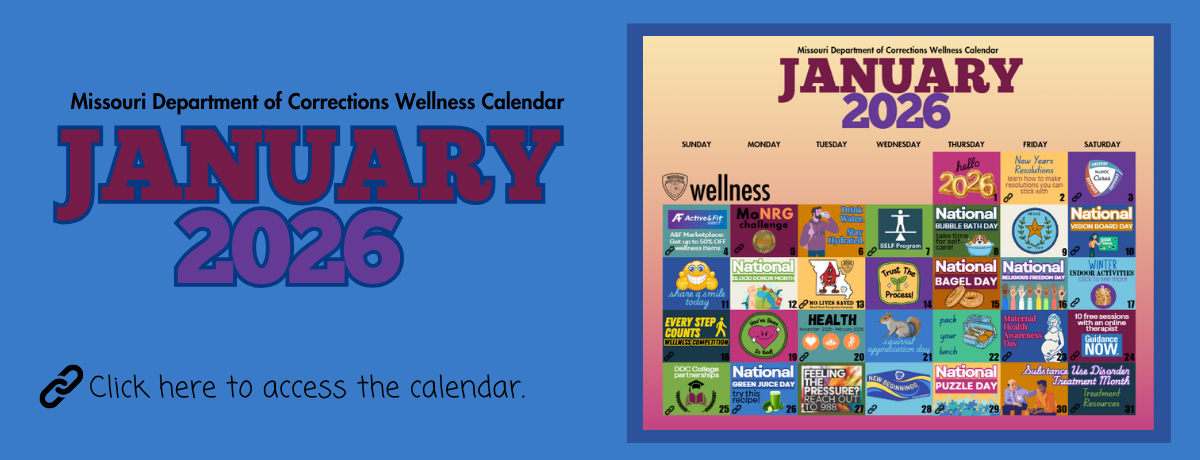 January 2026 MODOC Cares Wellness Calendar