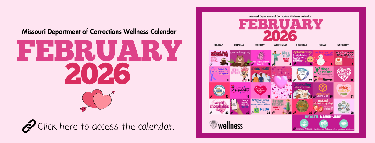 February 2026 Wellness Calendar slider