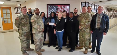 VA Pantry Personnel Club donation