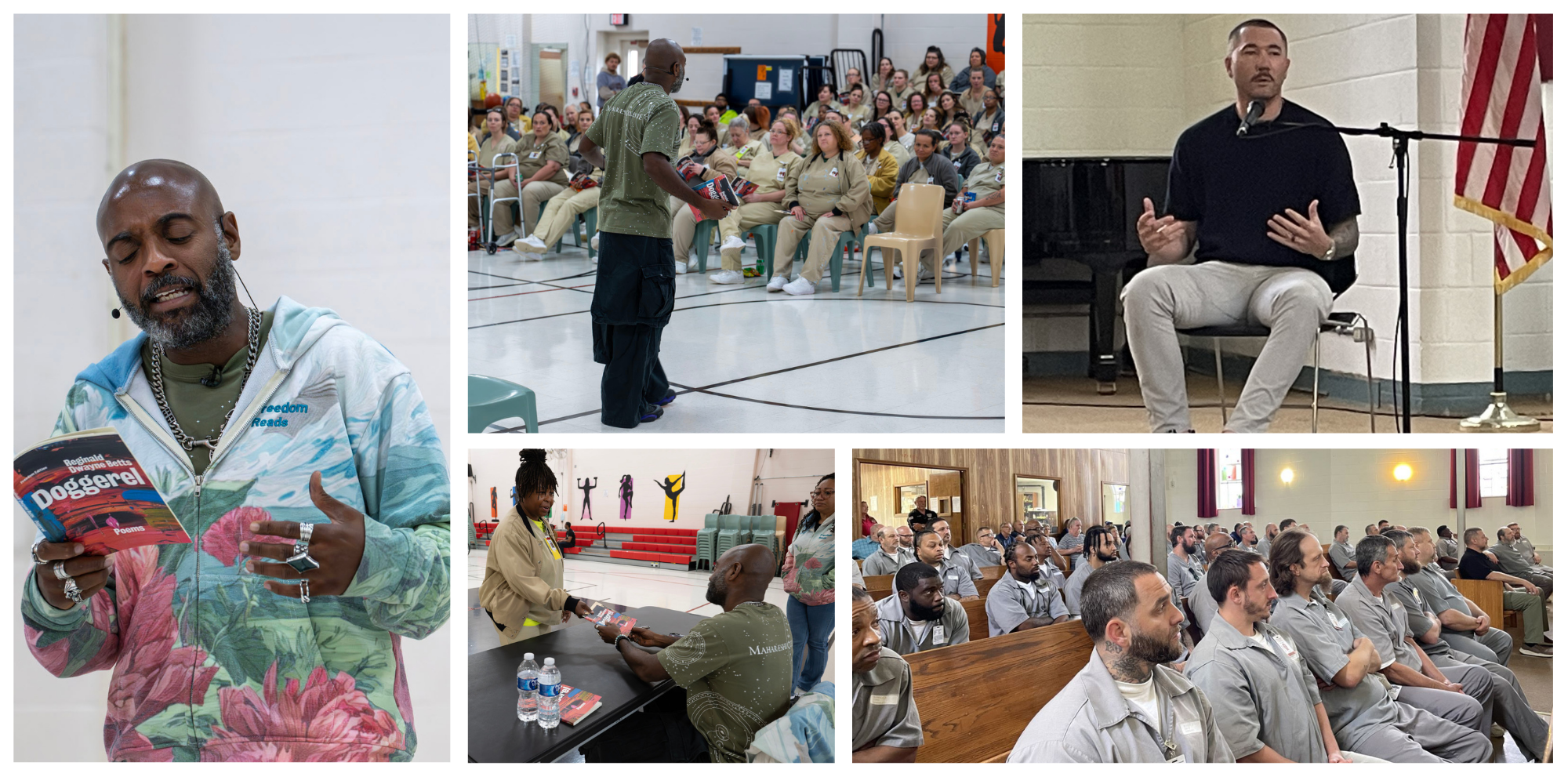 Photo collage - Kansas City Royals pitcher Lucas Erceg, poet Reginald Dwayne Betts,  Seattle Mariners hitting coach Kevin Seitzer